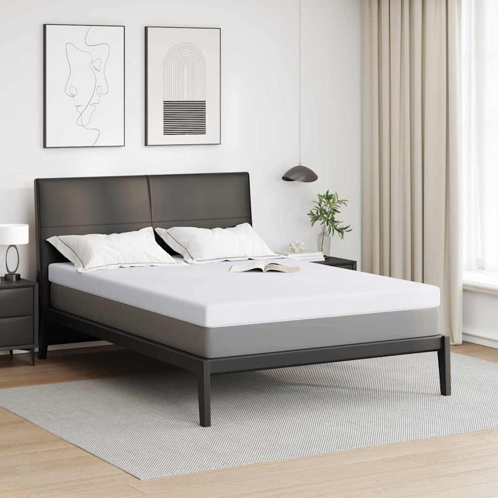 Nakładka na materac Biały 160 x 200 cm Tkanina jacquard vidaXL