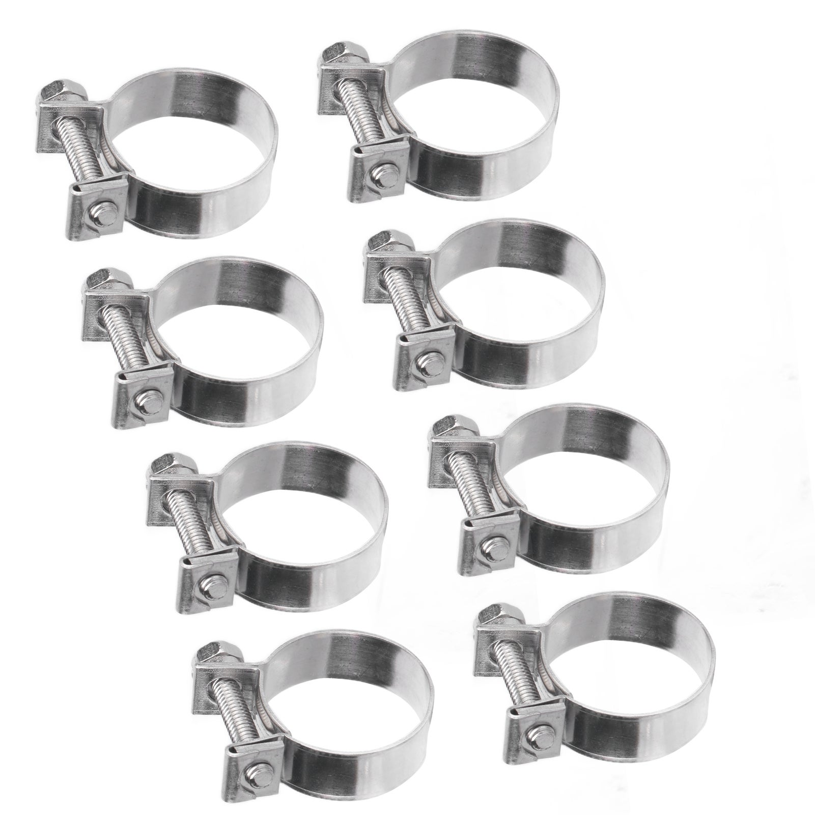 Lot De 4 Colliers En C En Acier Inoxydable - Plage De Serrage 0-20mm - Idéal Pour Soudure Et Bricolage