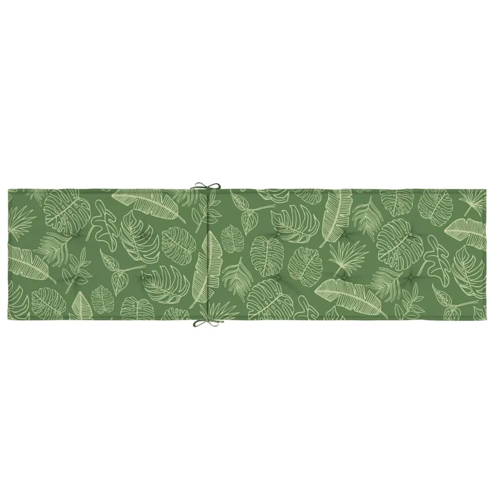 Cojín para tumbona - Tejido oxford - Estampado de hojas - 180x50x4cm ...