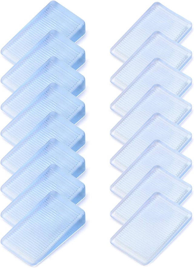 16 x Przezroczyste Podkładki Pod Meble, Plastikowe Podkładki do Mebli, WC, 2 Rozmiary (5 mm i 10 mm Wysokości)