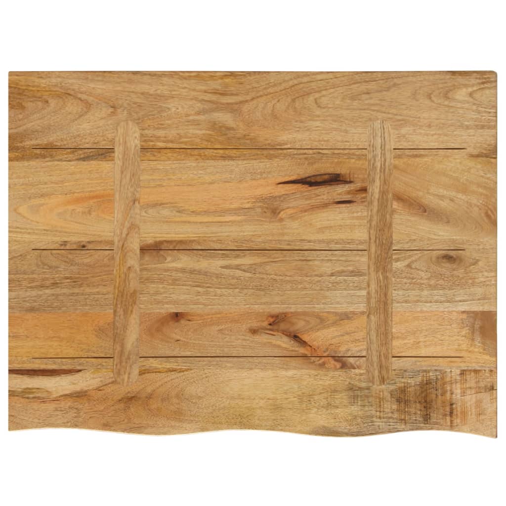 Maison Exclusive - Tablero de mesa borde natural madera maciza mango 80x60x2,5 cm - 5