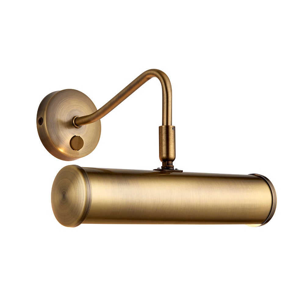 Kinkiet obrazówka z włącznikiem TURNER antyczny mosiężny 1xE14x15W metal wym:18,5x23x16cm IP20 Endon
