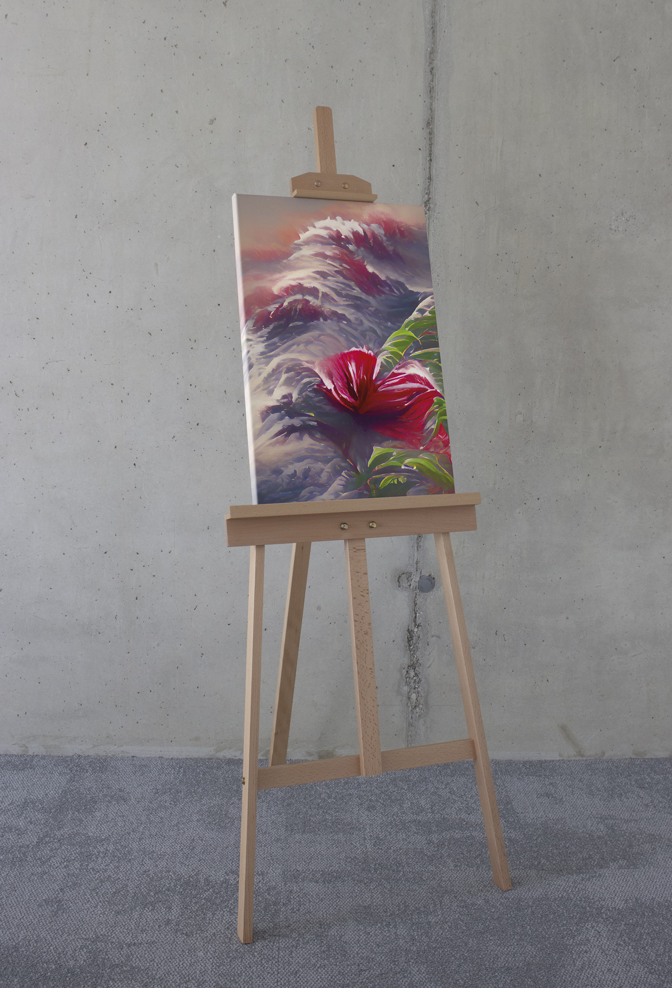 Lienzo impreso en komar - blossom wave - talla: 40 x 60 cm