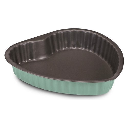 Molde Para Tarta Con Tapa Transportable - Acero Antiadherente Negro, Diámetro 28 Cm - Ideal Para Llevar Postres