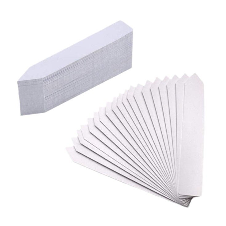300 Étiquettes De Jardinage En Plastique Blanc QWORK - 2x21cm Pancartes Suspendues Potager