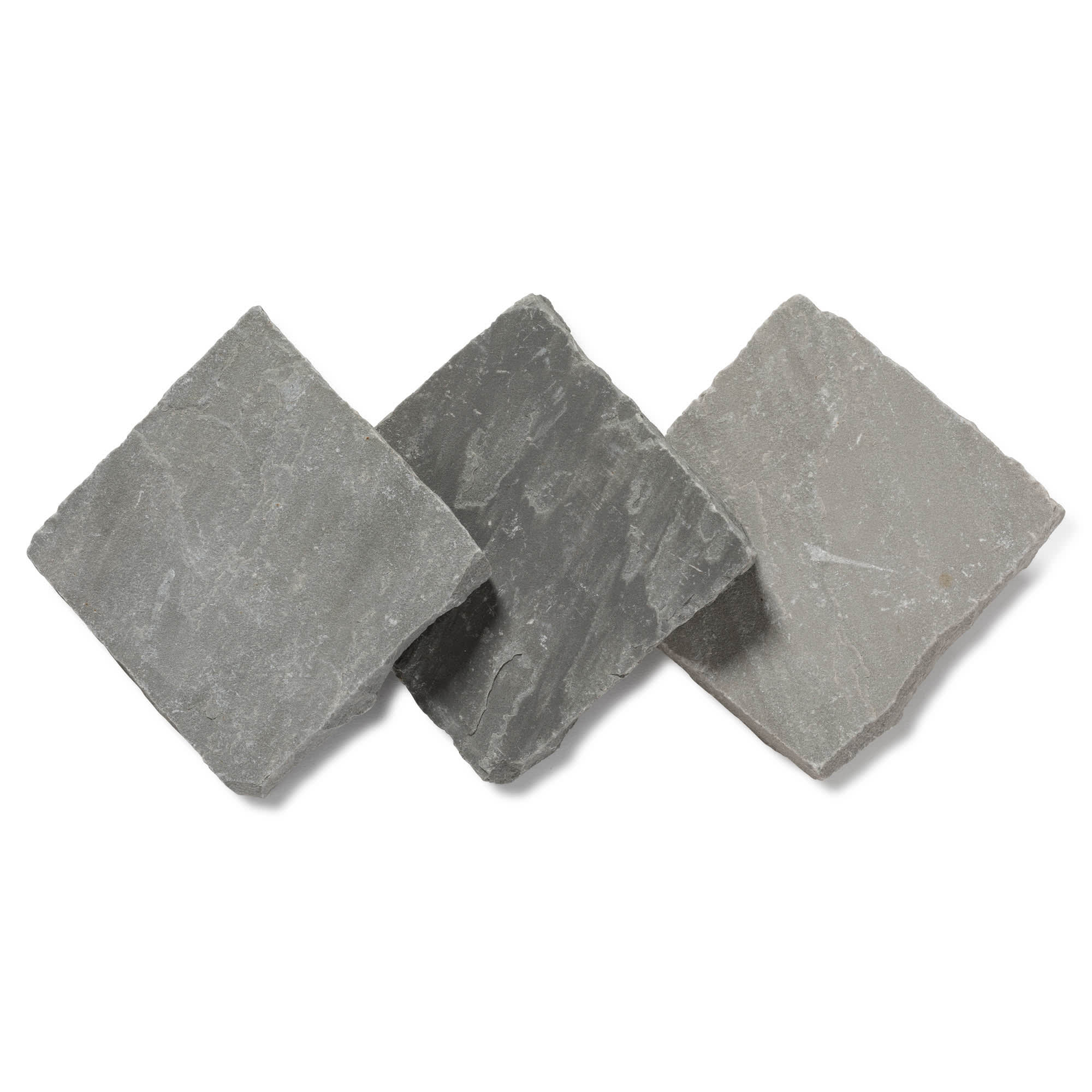 Pavé Grès Kandla Gris 14x14x2-2,5 cm (vendu au m² - 42 pavés/m²) - RO'MA NATURE - 6