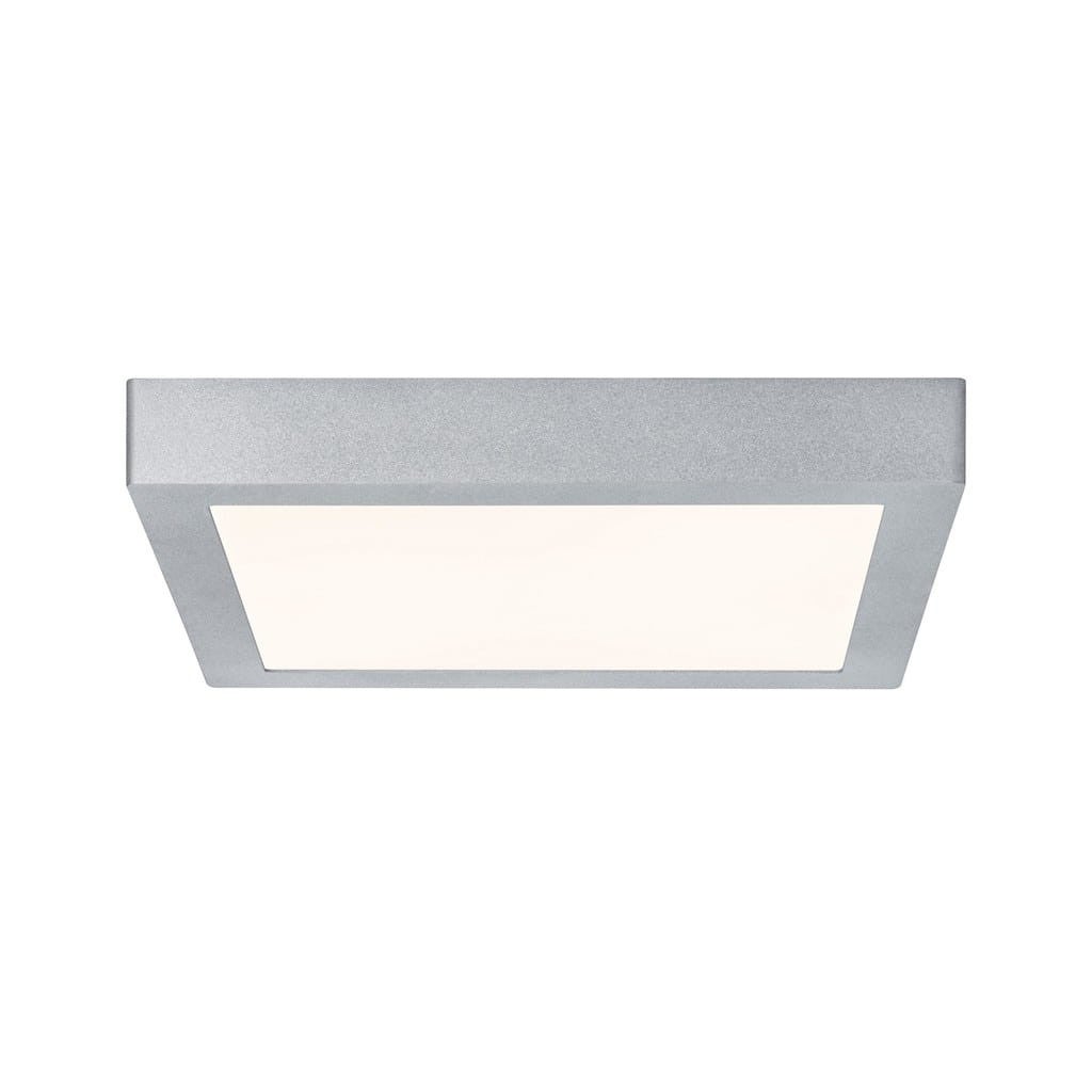 Plafon Lunar kwadratowy chromowany LED 17W 3000K 1 wym: 30 x 3,8 cm IP20 tworzywo sztuczne Paulmann