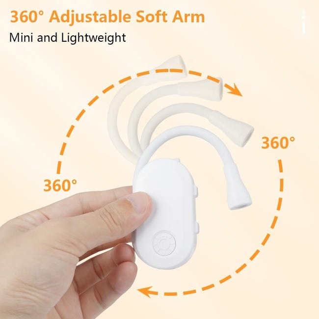 Lampe de Bureau - AUDBURN - 48 LED Flexible 360 ° - 3 Modes d’Éclairage - Rechar Lampe de Bureau - AUDBURN - 48 LED Flexible 360 ° - 3 Modes d’Éclairage - Rechar