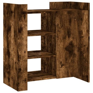 vidaXL Credenza Bianca 70x42,5x185 cm in Legno Multistrato