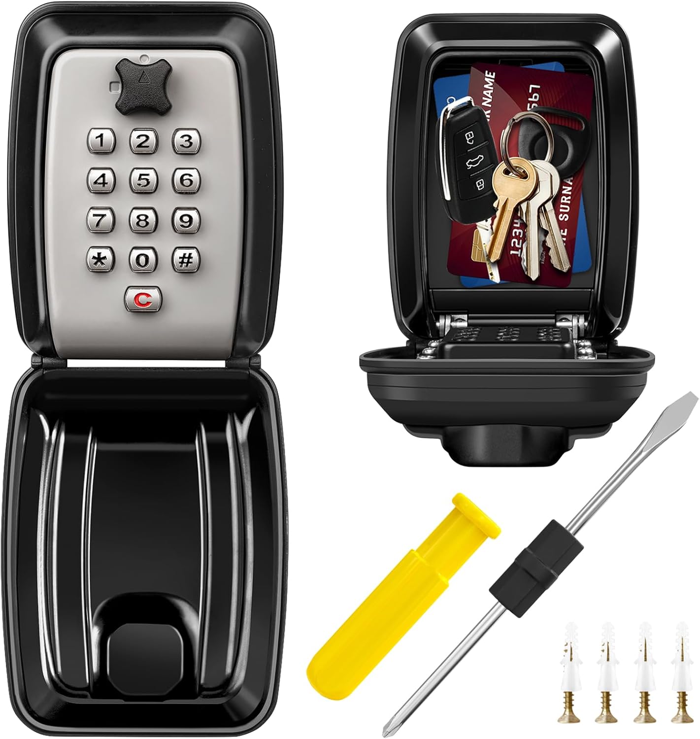 Tablero De Corcho Para Montar En La Pared, Diseño Negro