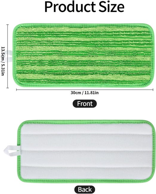 Cuscinetti Riutilizzabili in Microfibra per Swiffer Wet Jet Wet Cuscinetti Riutilizzabili in Microfibra per Swiffer Wet Jet Wet