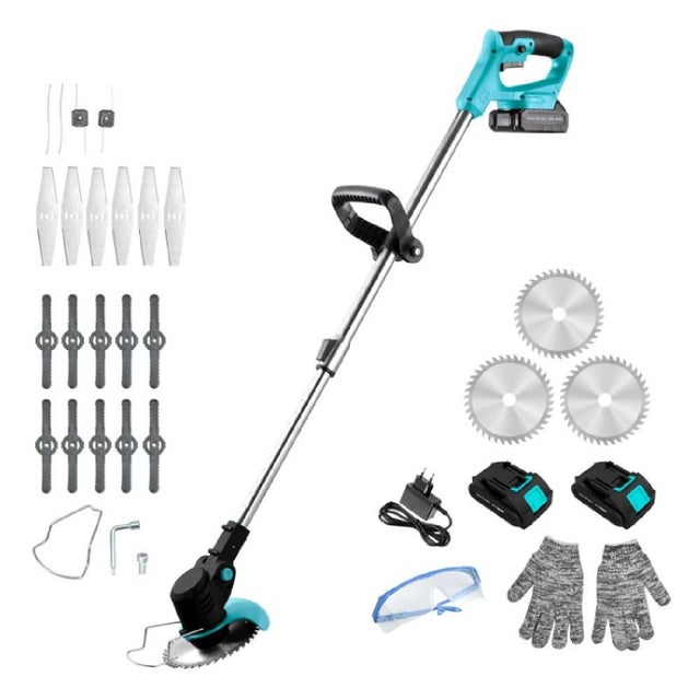 Cecotec Débroussailleuse Électrique à Batterie Coupe-Bordures FastCut 3000 Freemove. 21V, 650W, Multifonction, Tête Orientable