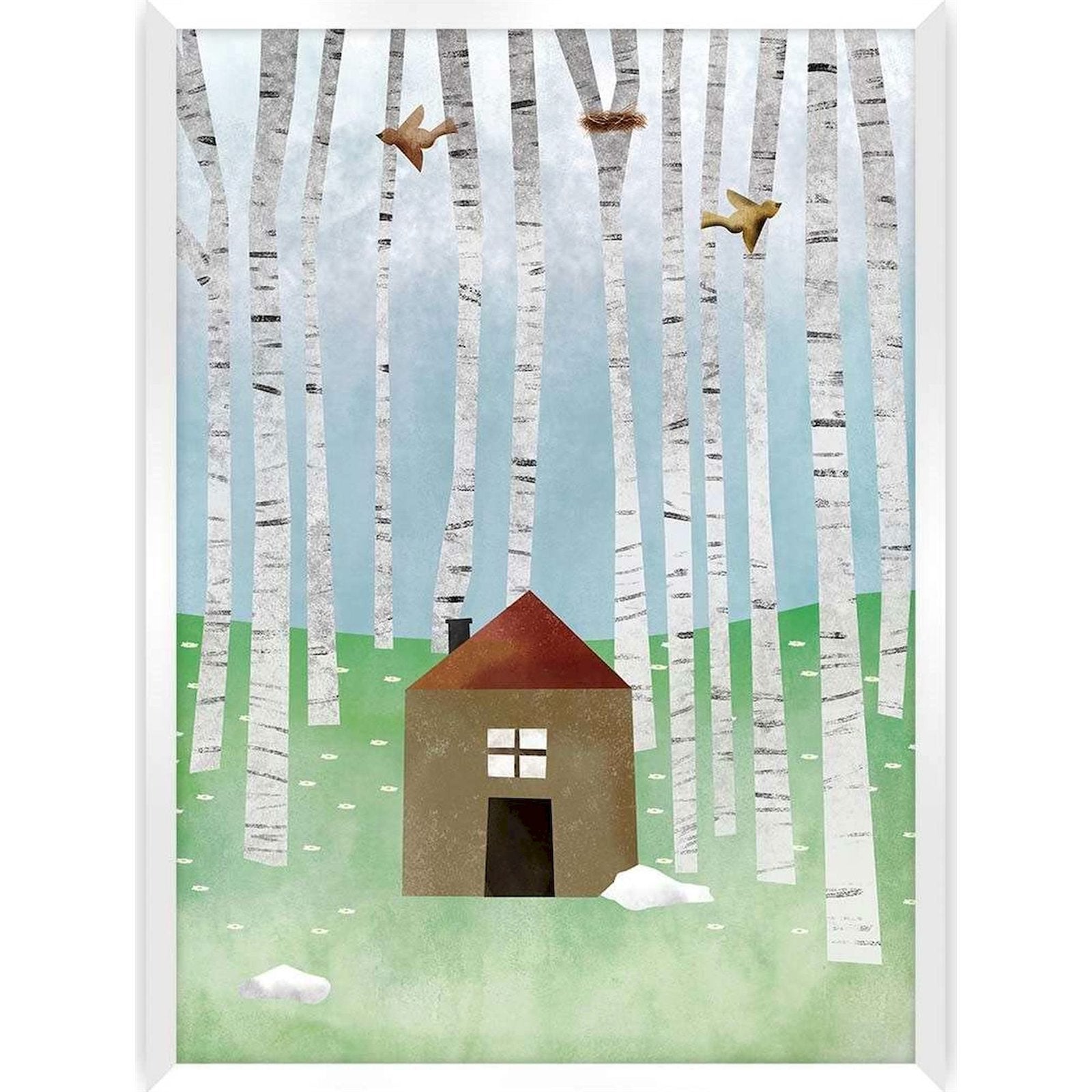 Tableau blanc avec cadre 600*900MM