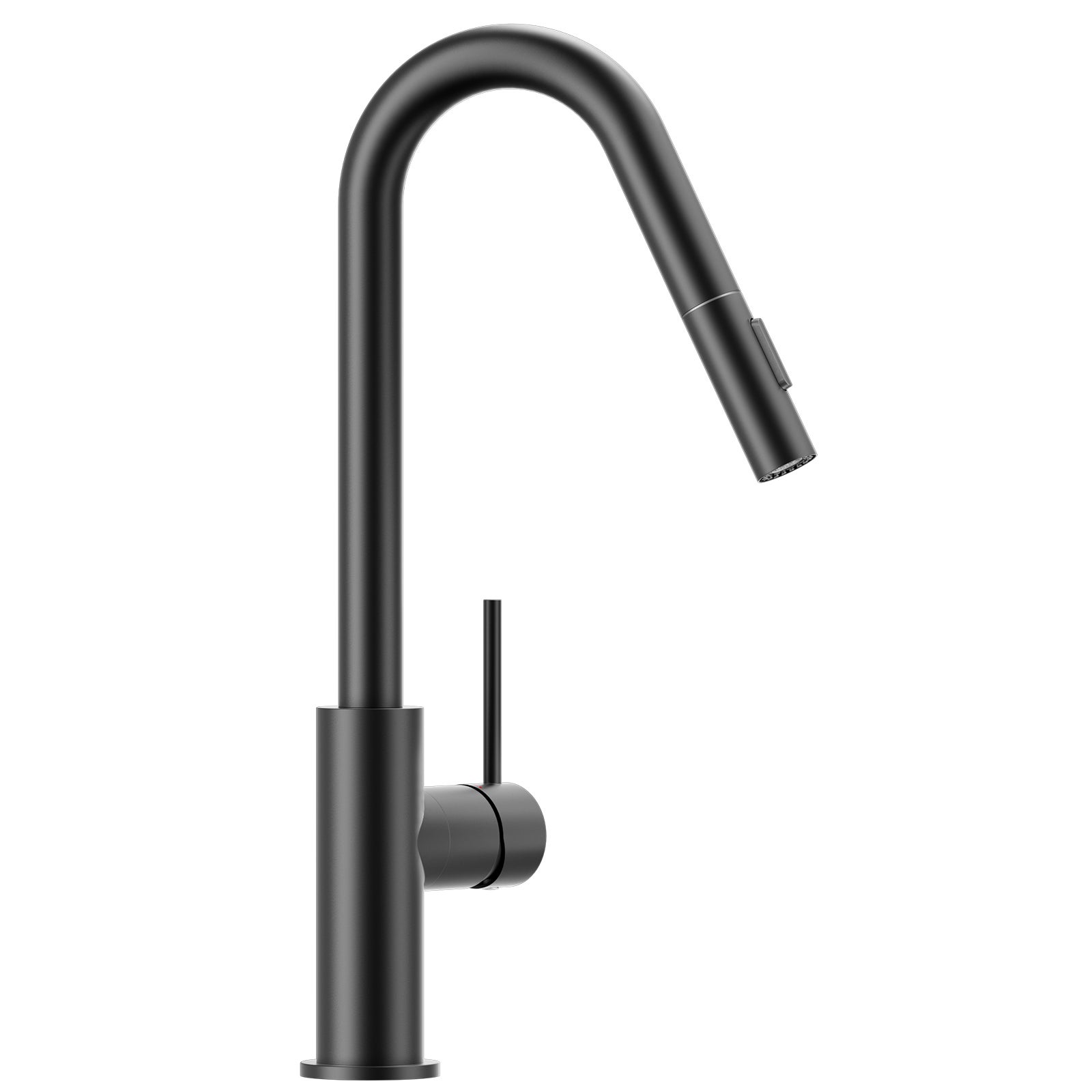 Misturador para lava-loiça com spray extraível Misturador de cozinha preto com misturador spray extraível 2 modos de saída de água - 6