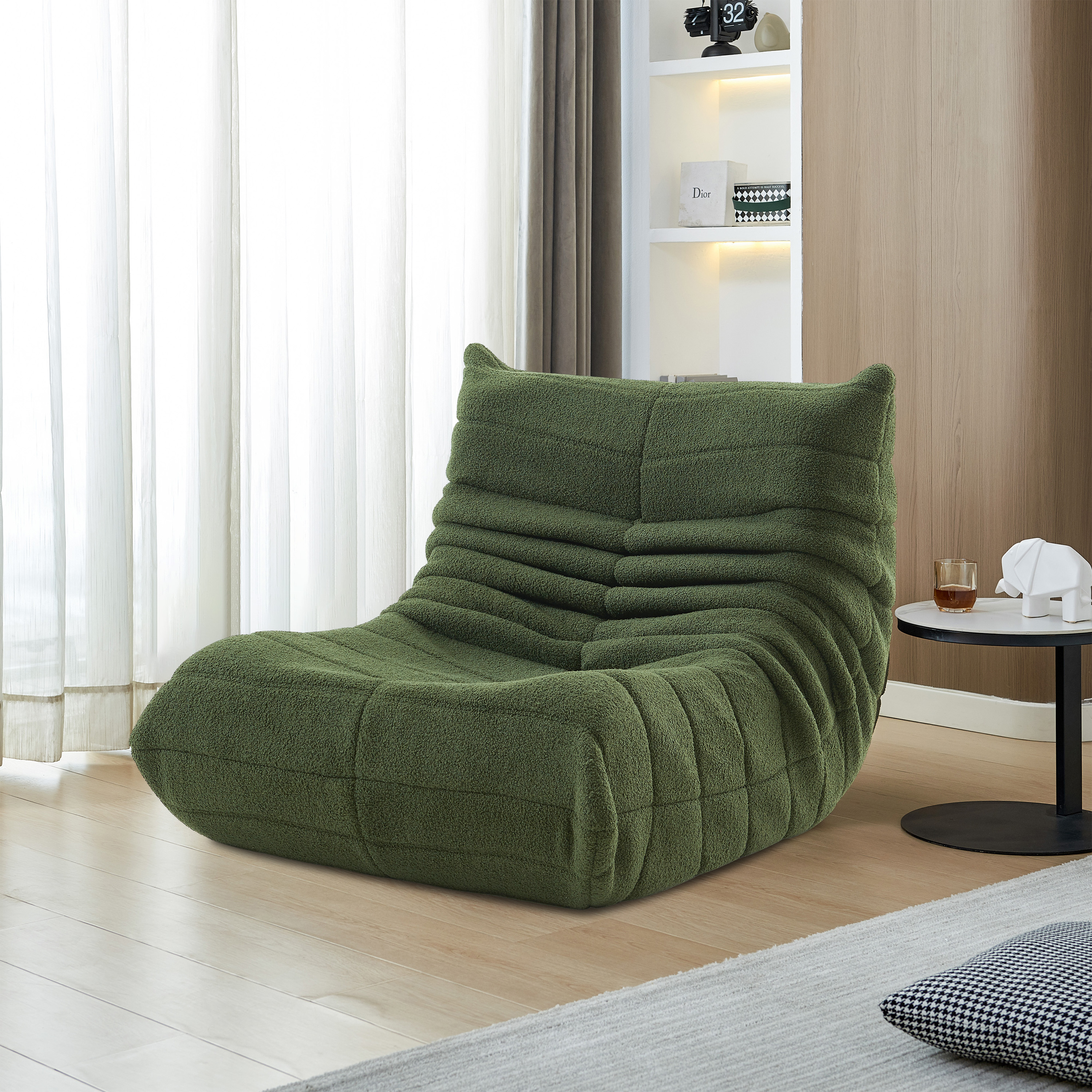 Canapé individuel Chillsessel Fauteuil de canapé paresseux, Vert | Leroy Merlin