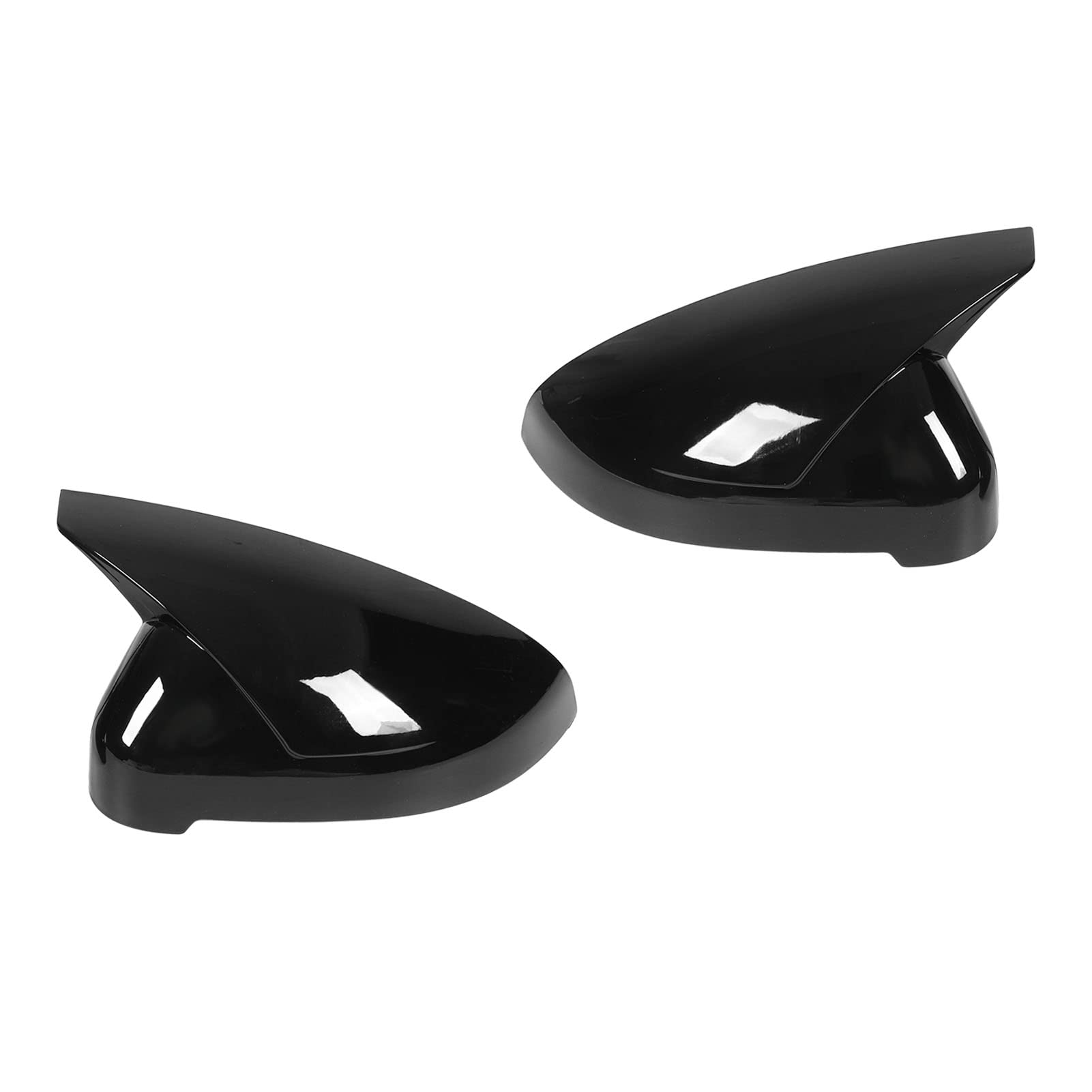 Copri specchietti retrovisori laterali stile clacson, copri specchietti retrovisori laterali per S4 RS4 B9 2015-2019 (nero lucido) - 4