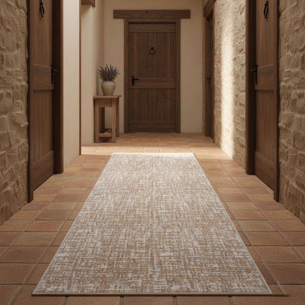 Tapis couloir Tessaro style et confort à chaque espace de vie, Beige, 80 x 200 cm - 6