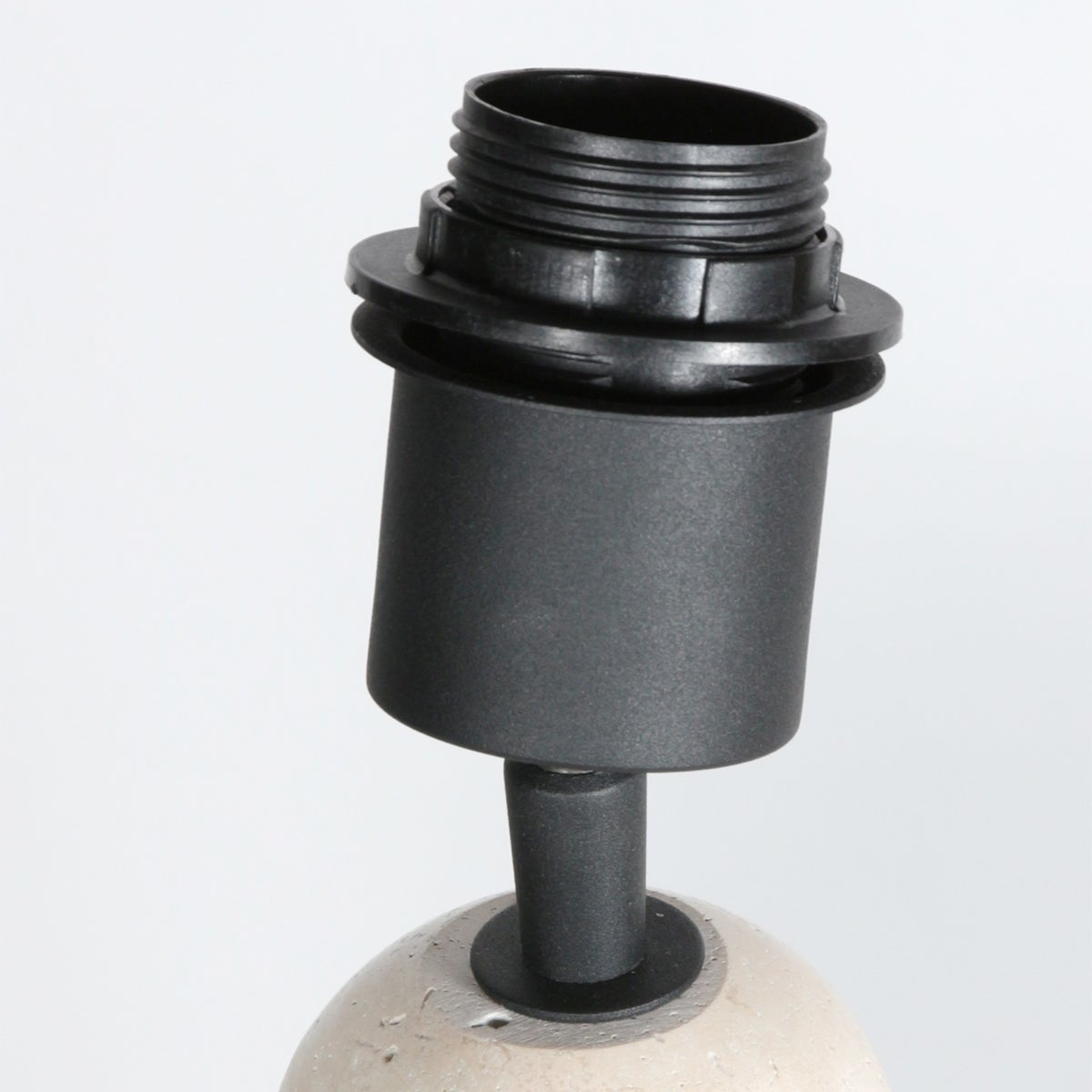 Anne Lighting - lampada da tavolo - Travino - crema - pietra - Ø 11cm - E27 - 4402CR - 3