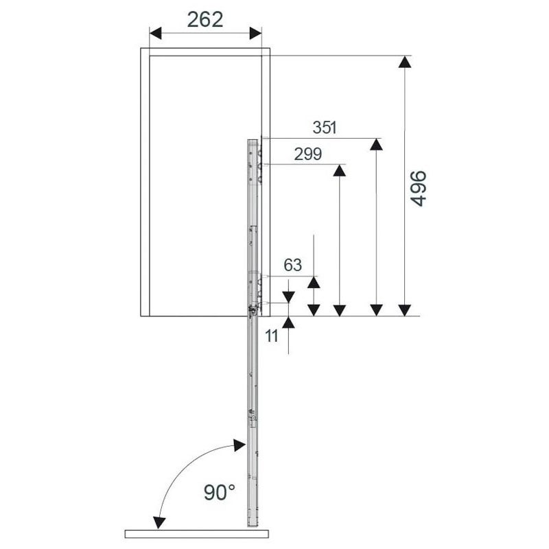 Ferrure comfort ii - Sens : Droit - KESSEBOHMER - 3