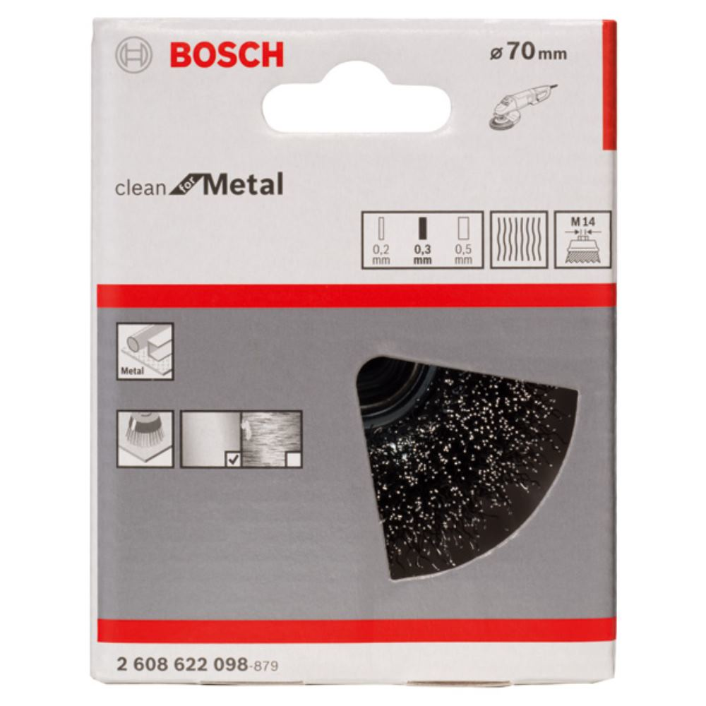 Bosch PRO Metal clean Szczotka garnkowa 70 x 0,30 mm gwint - 2608622098 - 5