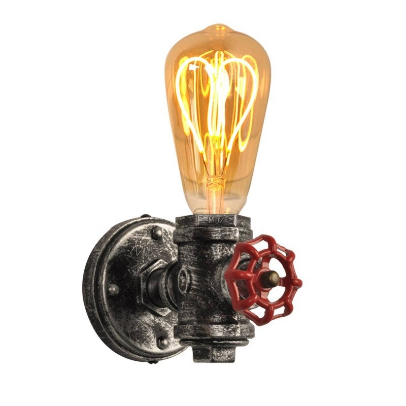 Luminaire Plafond Design Conduit Industriel Rustique - Sur Mesure Style Steampunk