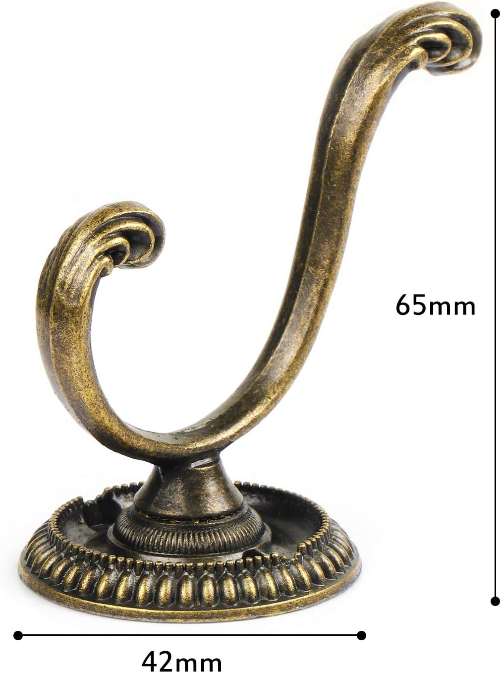 Ganci Da Parete 10 Pezzi - Lega Di Zinco, Con Viti, Per Appendere Abiti E Accessori - Foto 7