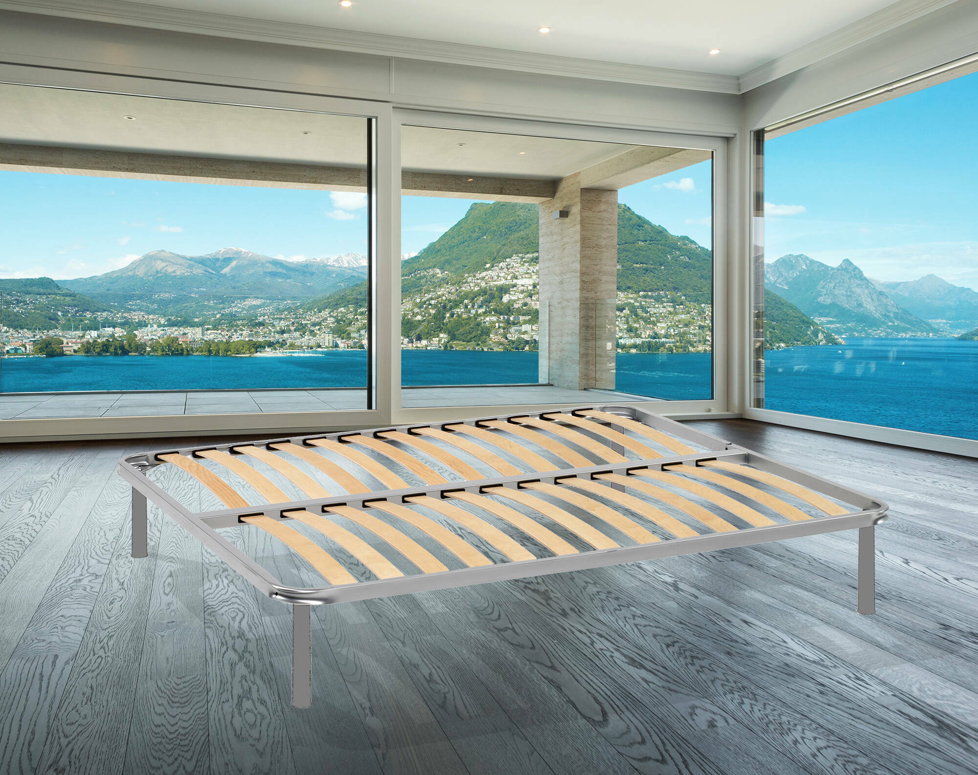 Doghe Larghe Prezzo Rete Matrimoniale Con Doghe In Legno Materasso