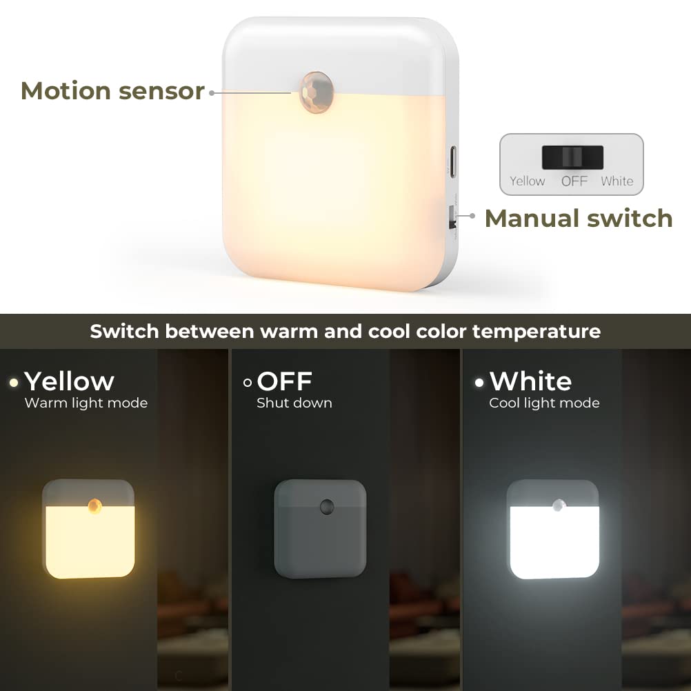 Luce notturna LED con sensore di movimento, autoadesiva, a batteria - Elettronica, Tecnologia e Tendenze