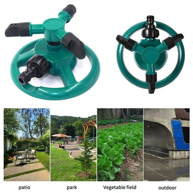 2 pièce Système d'arrosage automatique à 360 degrés, buse rotative pour pelouse et jardin, fournitures de jardin - 3