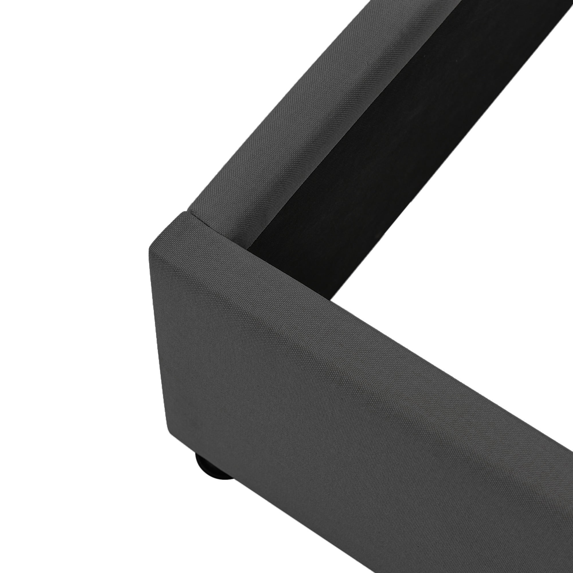 Lit Coffre 160x200 cm,Lit Double Gris,avec 2 Ports USB,2 Prises Électriques,Éclairage LED,Structure en Lin + Bois - 7
