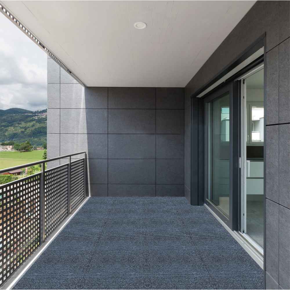 Baldosas de terraza encajables 30x30 cm – Suelo modular tipo alfombra para balcón, piscina, patio o jardín, instalación rápida y fácil, 36 uds - 7