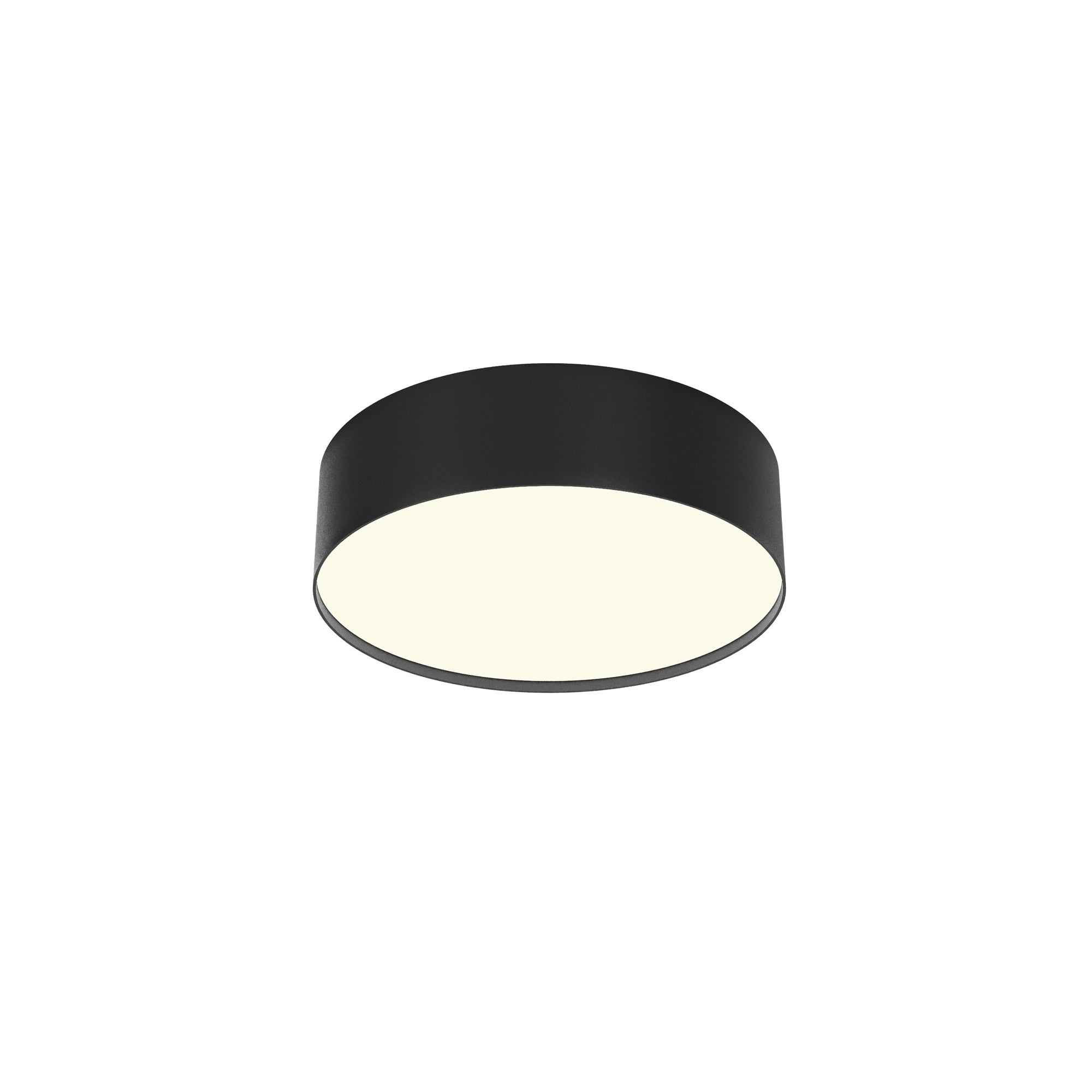 Plafon okrągły LED ZON 24W 3000KK 1370lm aluminium czarny wym:6x22x22cm IP20 Maytoni