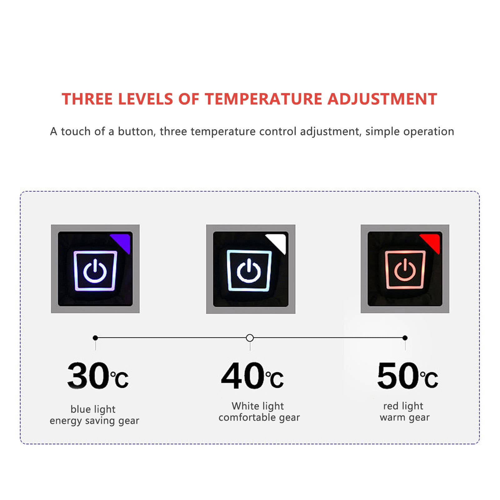 Gilet chauffant, gilet chauffant d'hiver, gilet chauffant électrique avec 3 niveaux de chauffage 9 zones de chauffage, vestes chauffantes lavables pou - 5