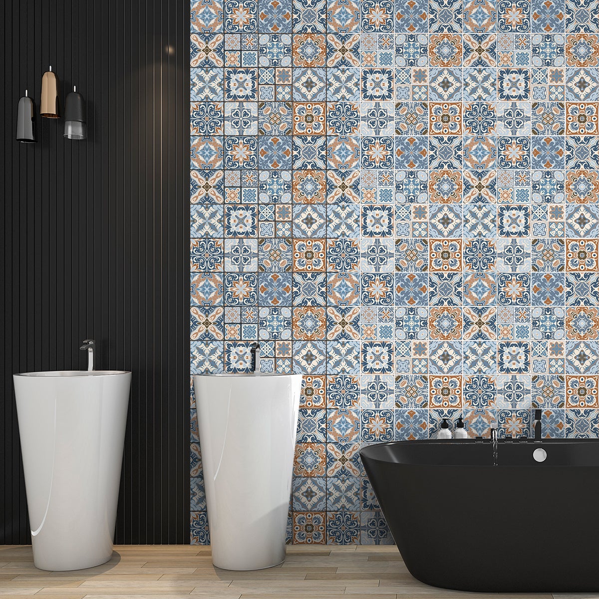 9 adesivo piastrelle azulejos Benito - Sticker adesivo - adesivi murali - 9stickers15x15cm - 3