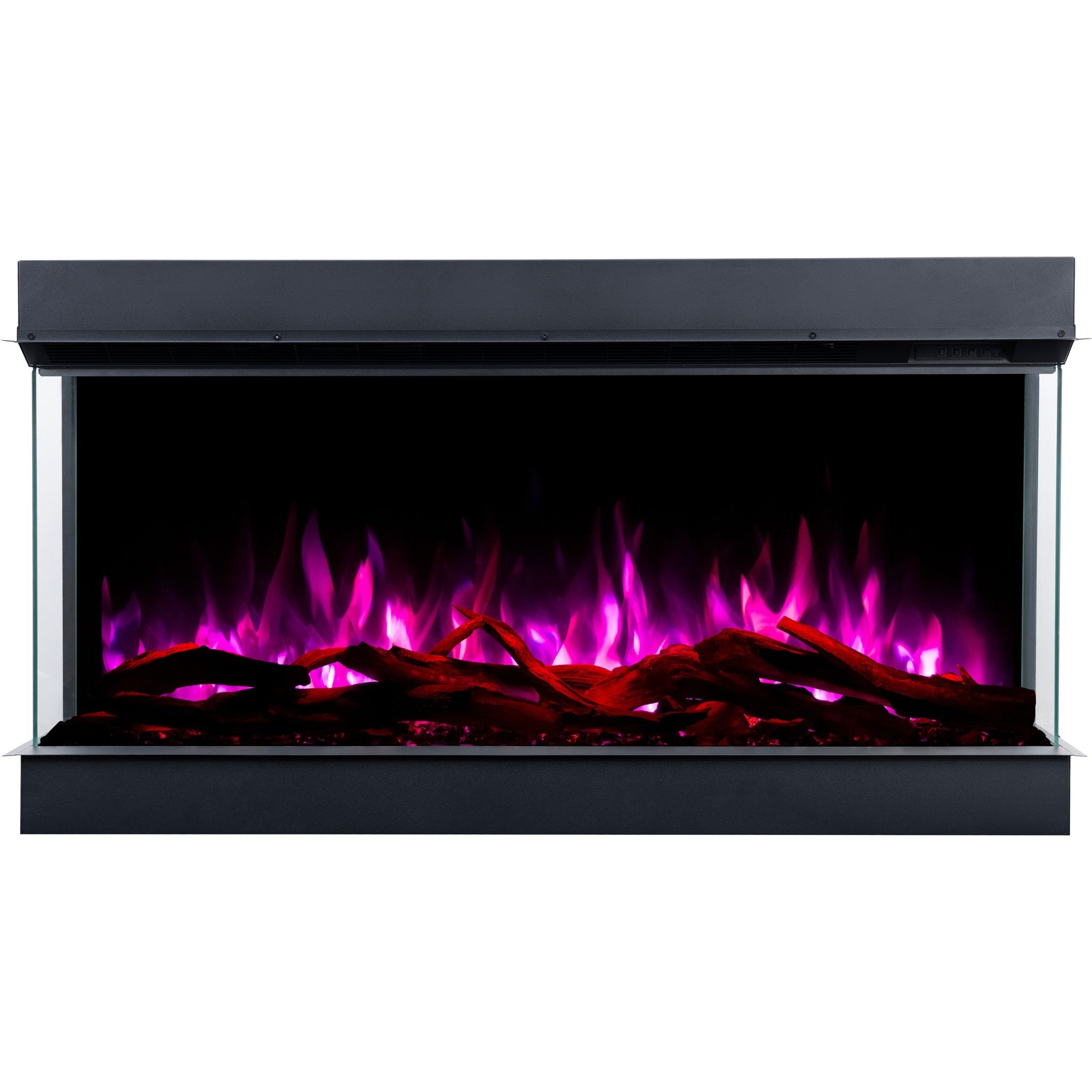 Cheminée électrique AFLAMO Superb 3D 120 - feu premium - encastrable - 120x65x35 cm - cheminée LED décorative avec chauffage 750/1500 W - 6