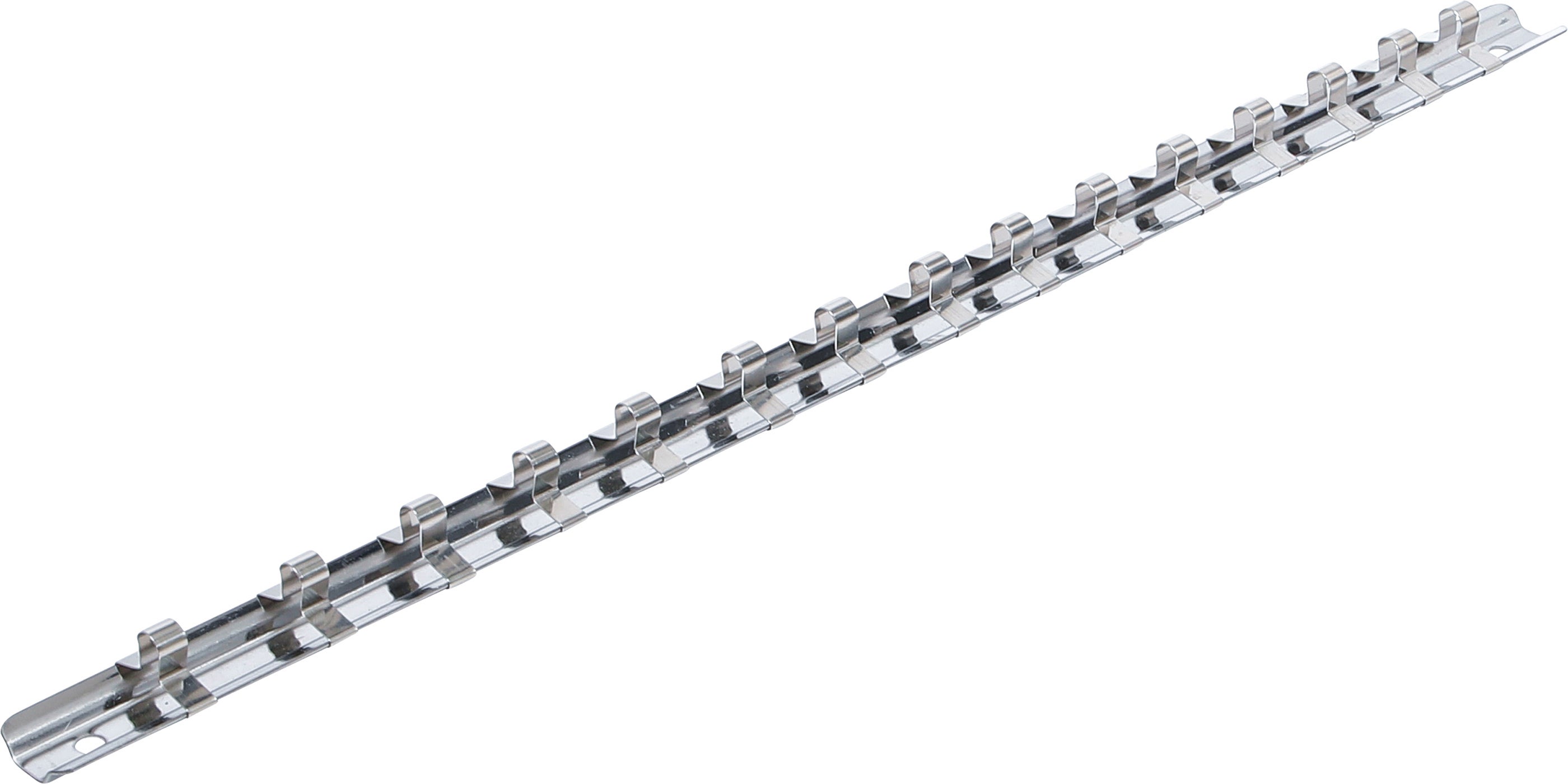 Szyna zatrzaskowa BGS z 15 klipsami 6,3 mm (1/4") - 2120
