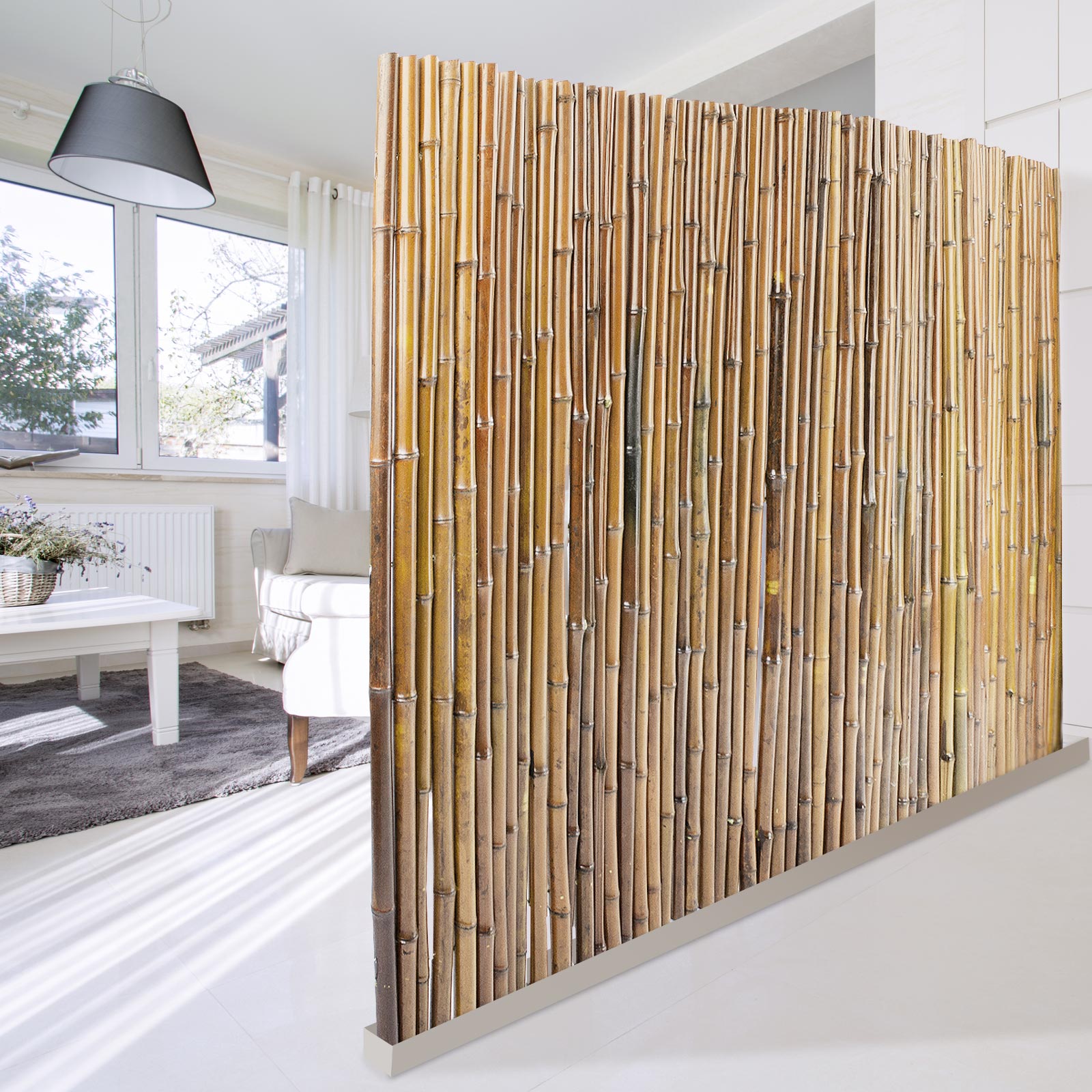 Recinto rotondo in bambù Natura 150 x 250 cm - 1 pezzo - KARAT - 4