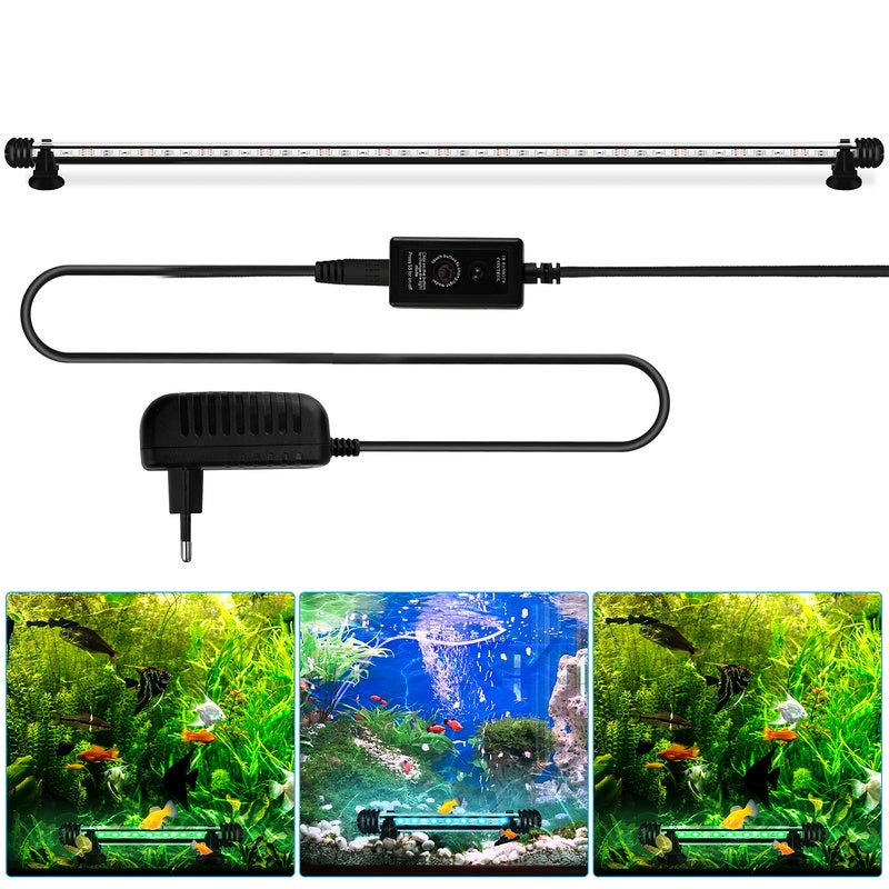 Lampada Lava Con Pesci A Bolle LED - Lampada Sensoriale Per Bambini ADHD E Autismo Con Cambio Colore