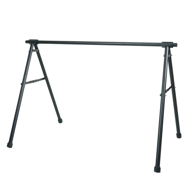 Stojak pod siodełko rowerowe HWC-K39, wspornik zawieszenia stojaka rowerowego, metalowy malowany proszkowo 114x170x114cm wysuwany ~ czarny