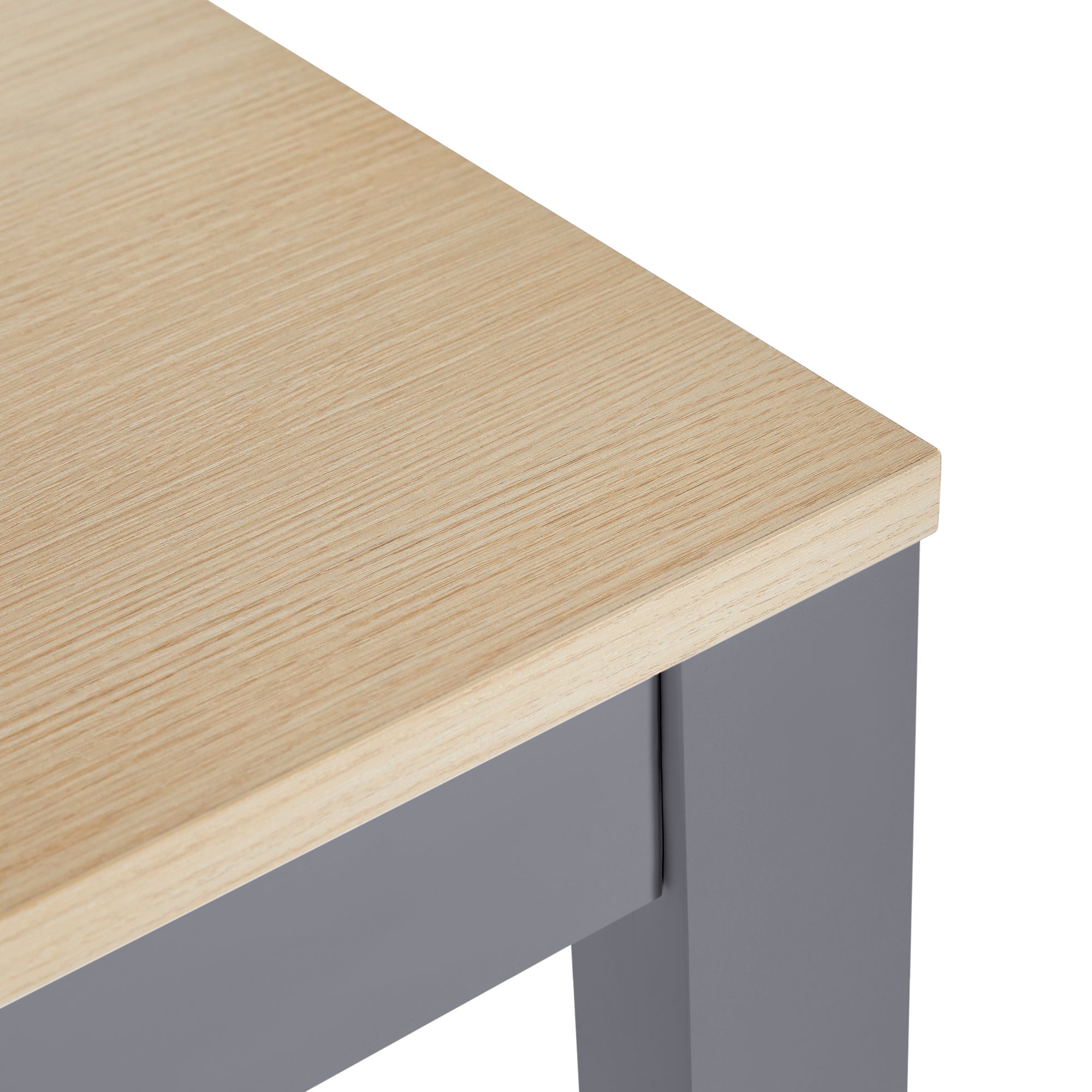 Wyspa kuchenna z rozkładanym stołem jadalnym i 4 drzwiami - 118/180 x 50 x 94 cm - MDF - Szara - 7