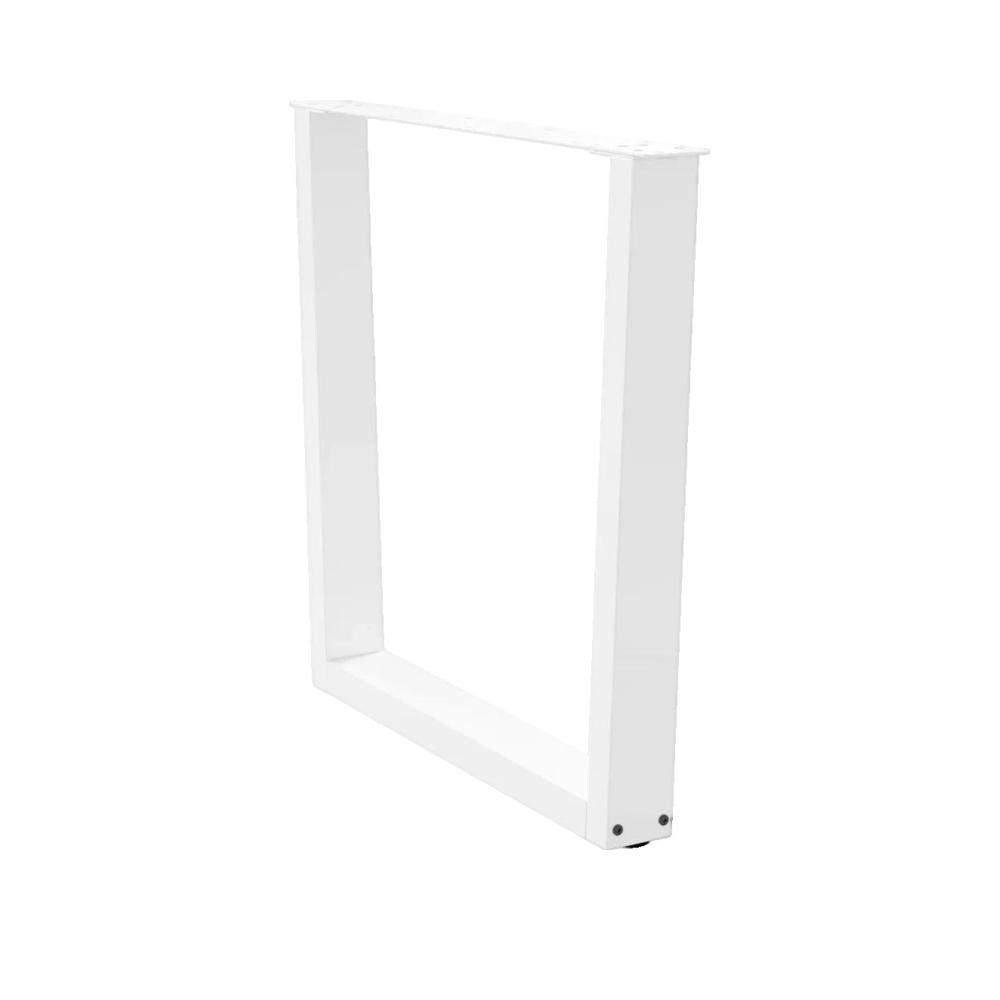 Nogi do stołu vidaXL kształt litery V białe 80x(72-73,3) cm solidne i regulowane