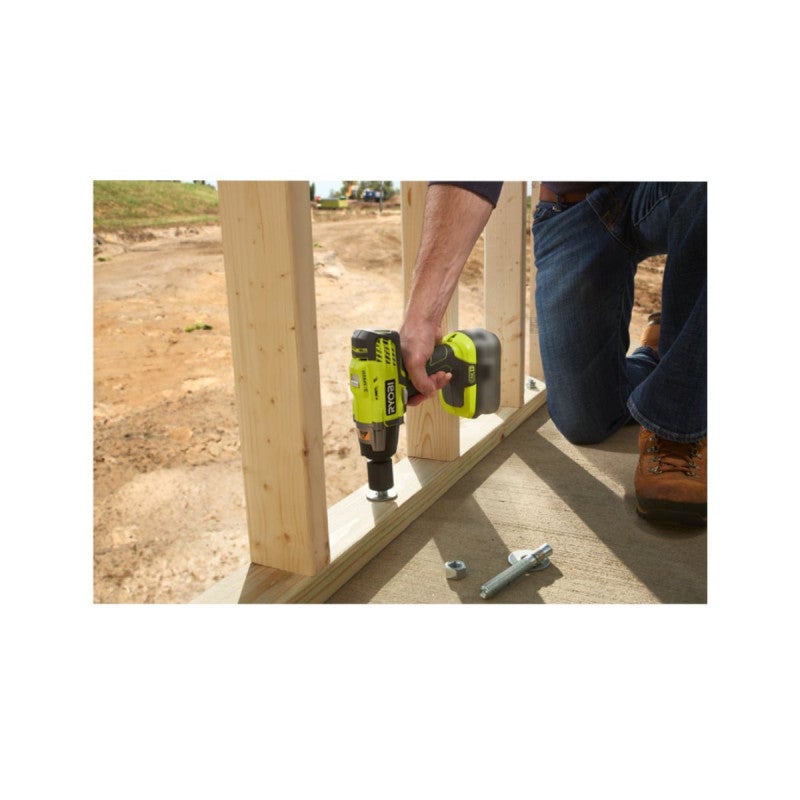 Boulonneuse à chocs RYOBI 18V One+ - batterie LithiumPlus 2.0Ah - chargeur R18IW3-120S - 4