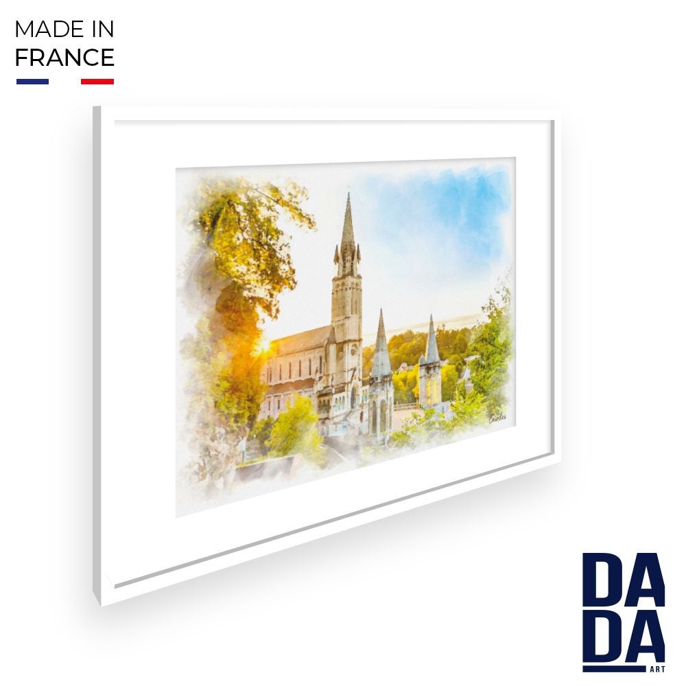 Gards Affiche Jardin Basilique Saint-Servais à Maastricht - 80x80 Cm