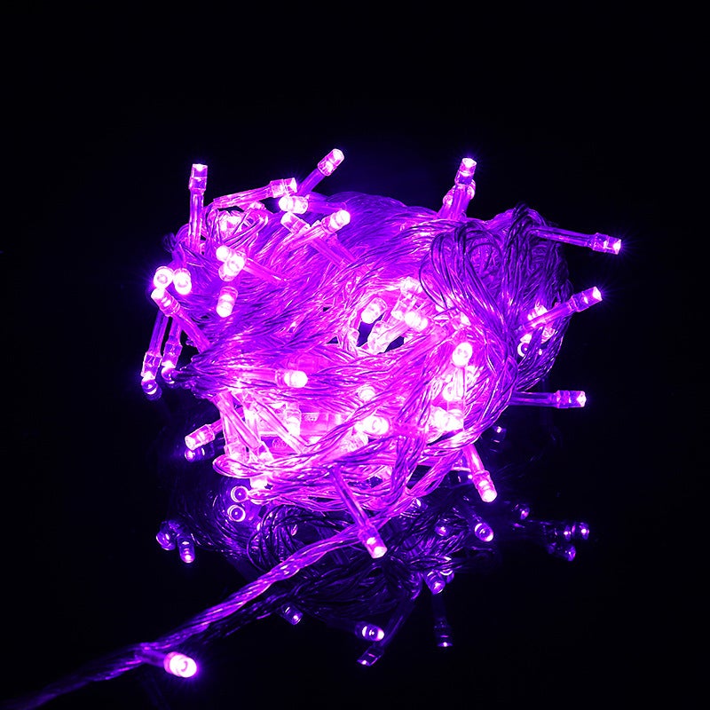 100M 1000 LED Guirlande Lumineuse Carnaval Mariage Extérieur Jardin Intérieur Éclairage（Violet） - 5