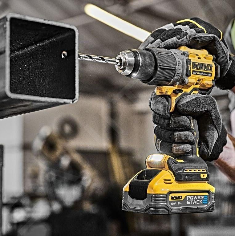 Perceuse à percussion 18V (2x5,0 Ah) POWERSTACK en coffret - DEWALT DCD805H2T-QW - 8