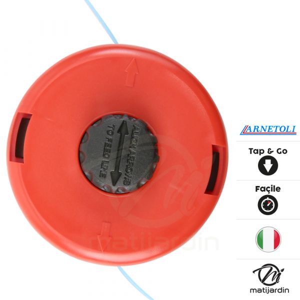 Tête débroussailleuse 2 fils. Tap & Go. Arnetoli. F10x1,25 - 3