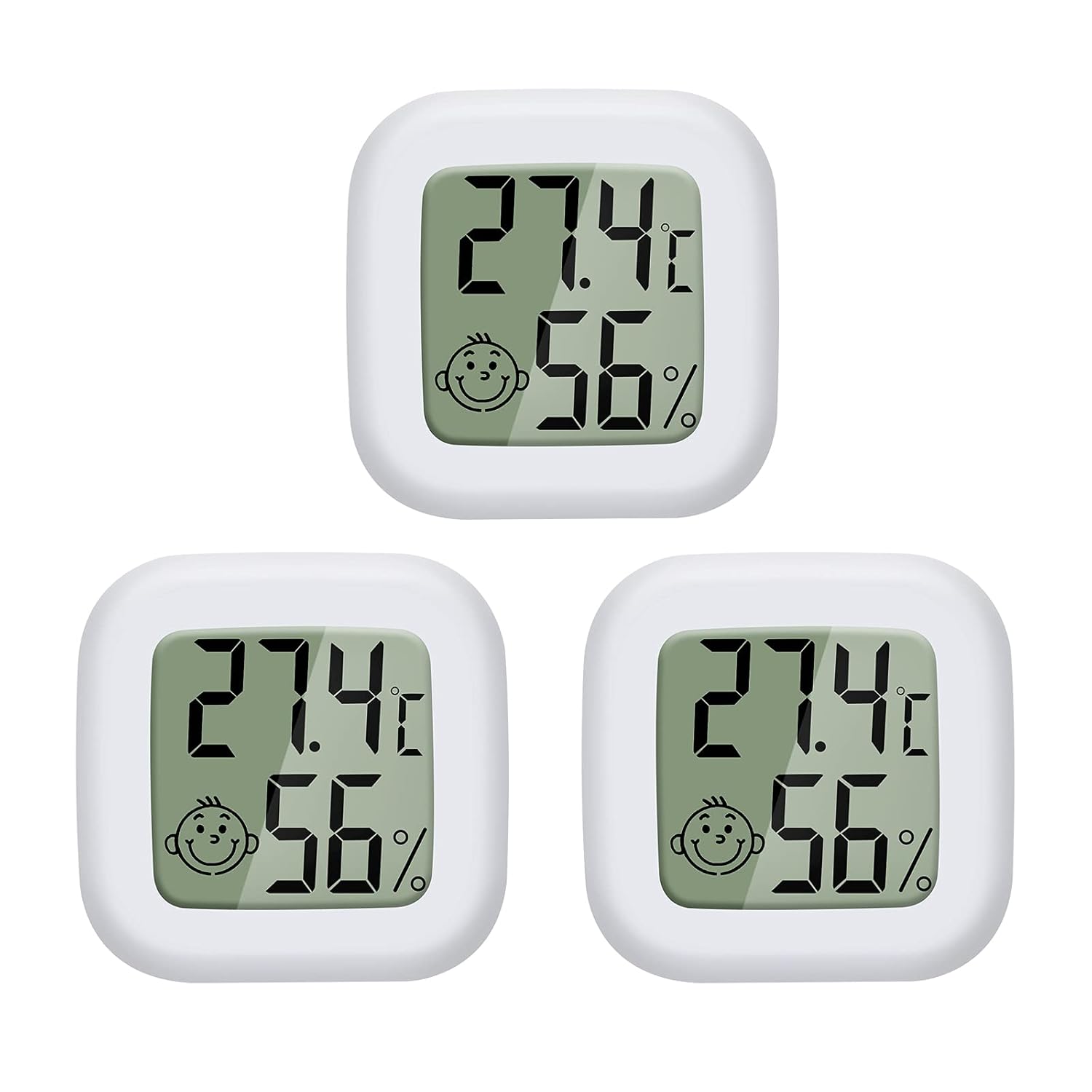 Miniaturowy termometr-higrometr cyfrowy LCD do użytku wewnętrznego, o wysokiej precyzji, przenośny, mierzy temperaturę i wilgotność w zakresie od -50