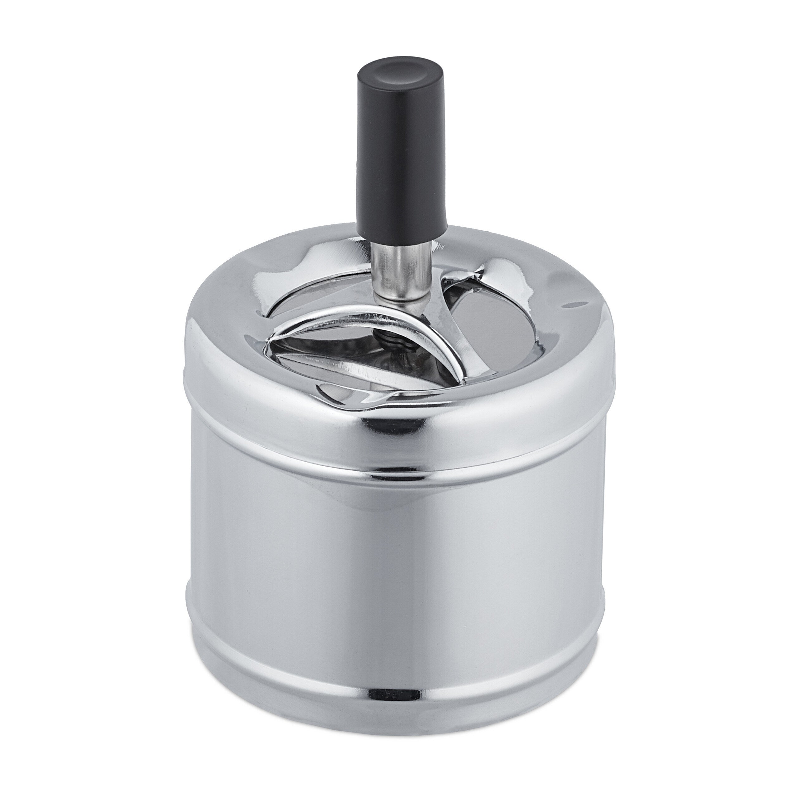 VAR | Posacenere A Muro In Acciaio Inox | Con Serratura | 2,5 L | Alt X 530 X 180 Mm Spazzolato 90323782