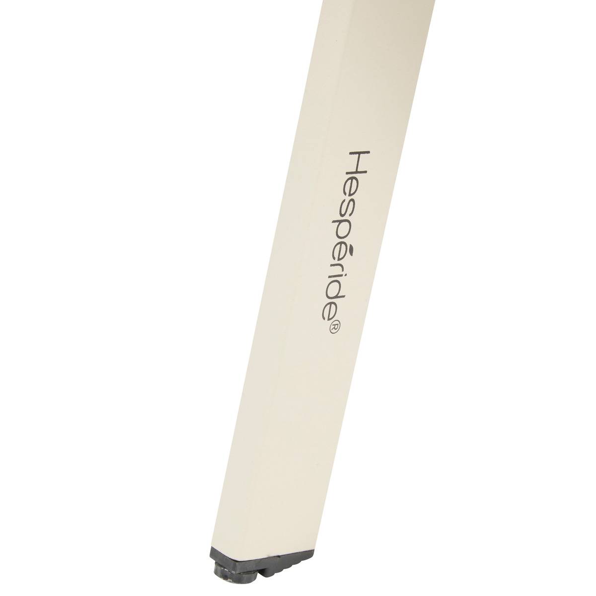 Table d'appoint d'extérieur rond en Acier Beige - 3