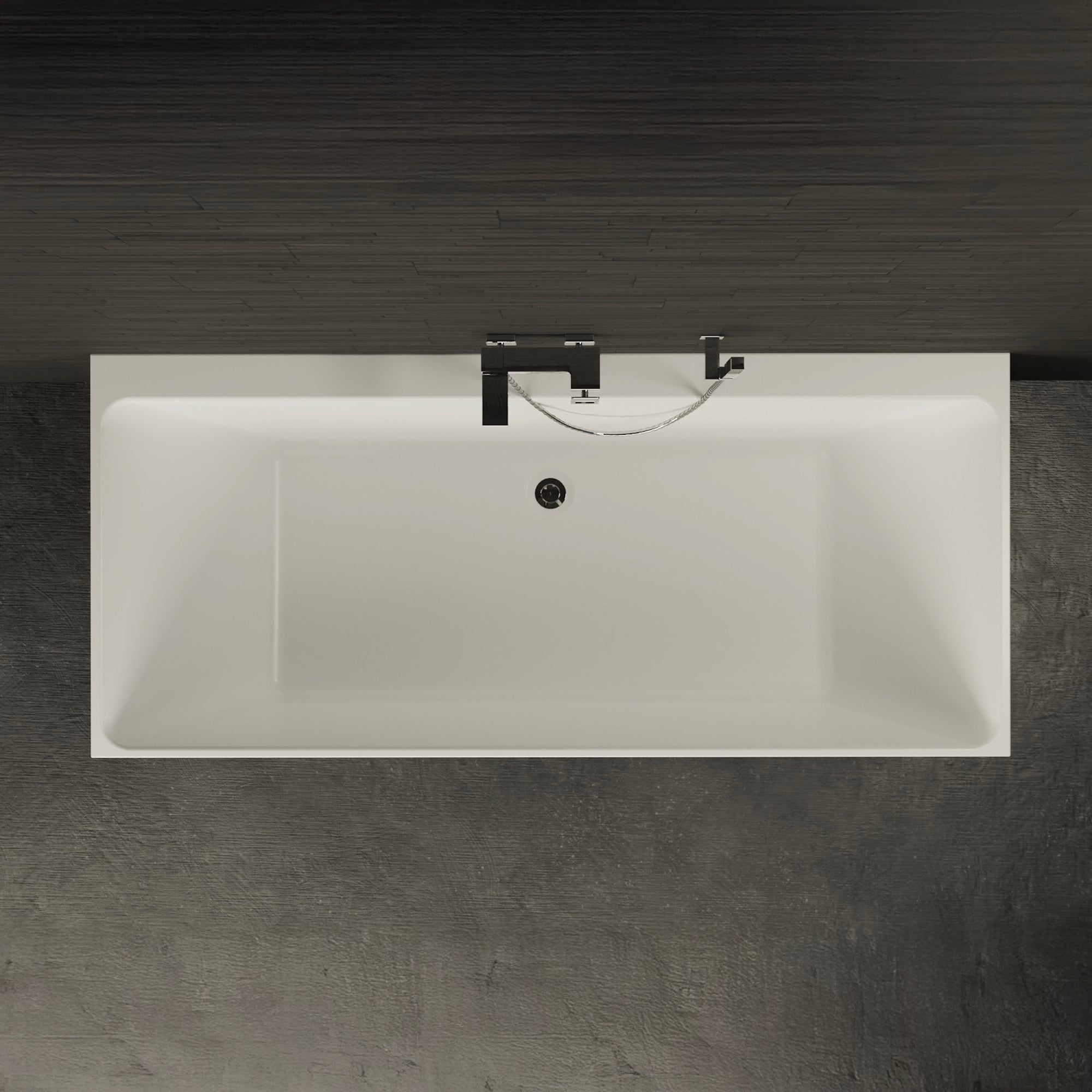 Bañera exenta Cobalt 170 blanche (Blanco) L170 x l75 x h56 cm, by SPALINA - 2